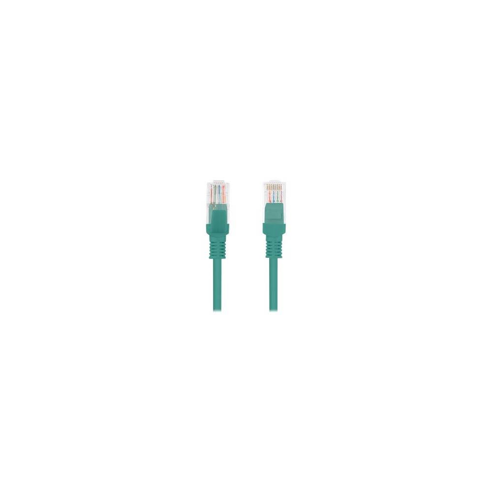 Produktbild för Lanberg patch-kabel - 50 cm - grön, RAL 6024