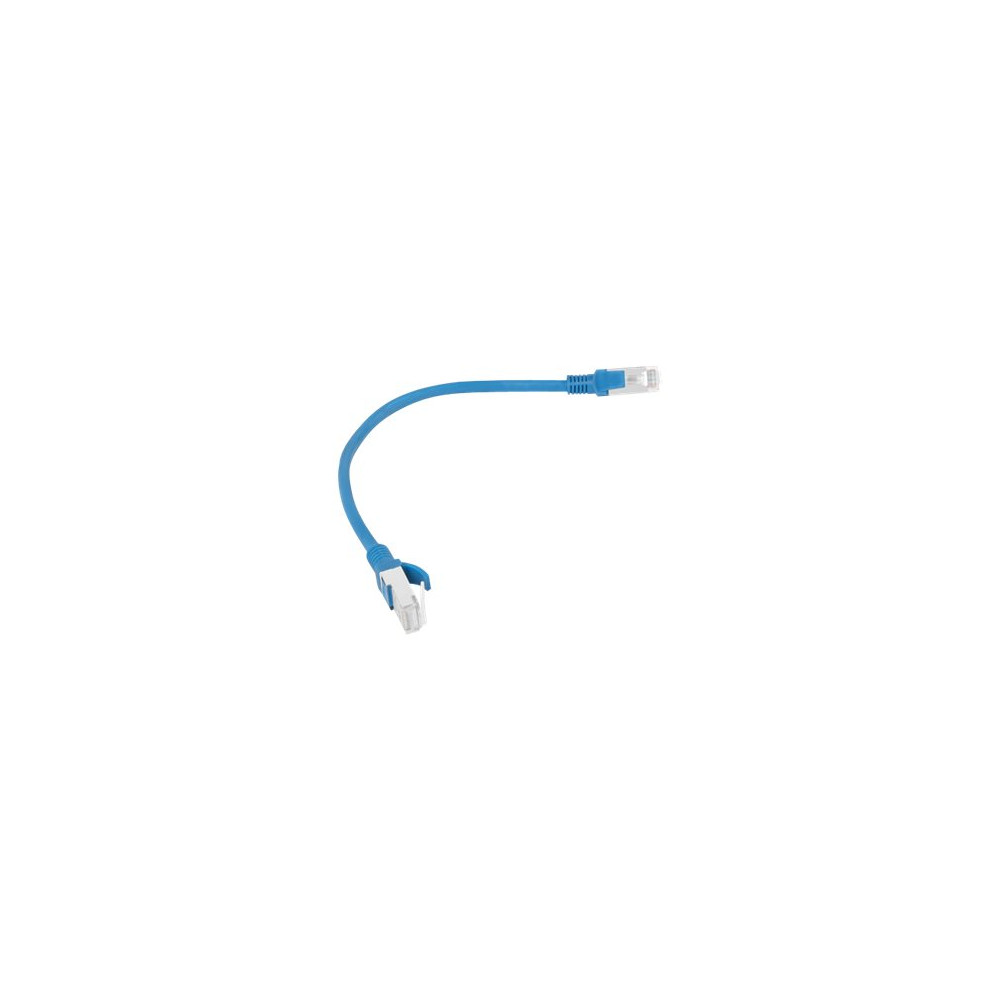 Produktbild för Lanberg patch-kabel - 25 cm - blå, RAL 5012