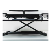 Produktbild för Bakker Elkhuizen Adjustable Sit-Stand Desk Riser 2 ställ - för LCD-skärm/tangentbord/mus - svart
