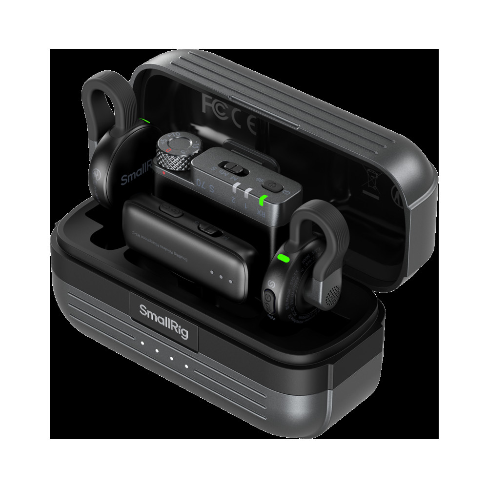 Produktbild för SmallRig 6526 S70 Wireless Microphone with Multi-Device Compatibility Black