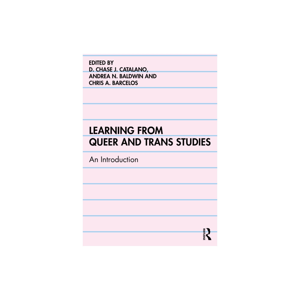 Produktbild för Learning from Queer and Trans Studies (häftad, eng)