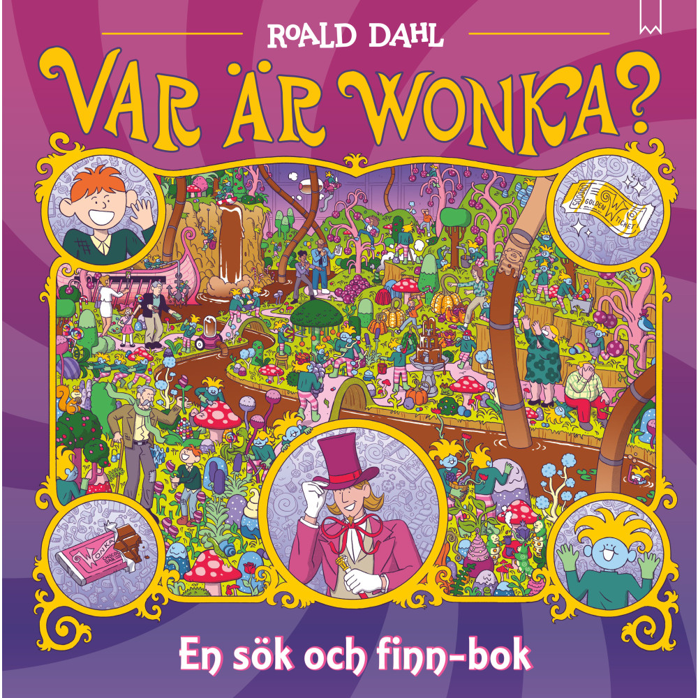 Produktbild för Var är Wonka? En sök och finn-bok (bok, kartonnage)