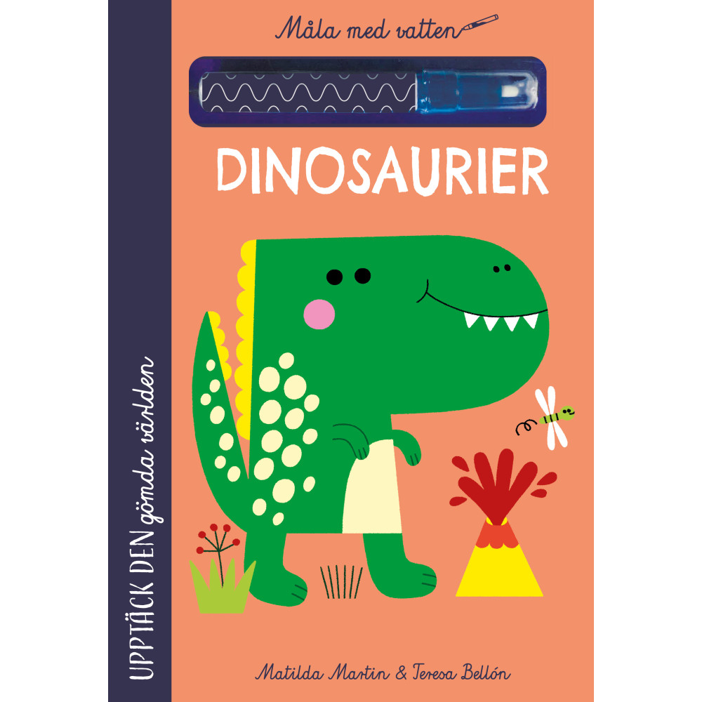 Produktbild för Måla med vatten. Dinosaurier (bok, spiral)