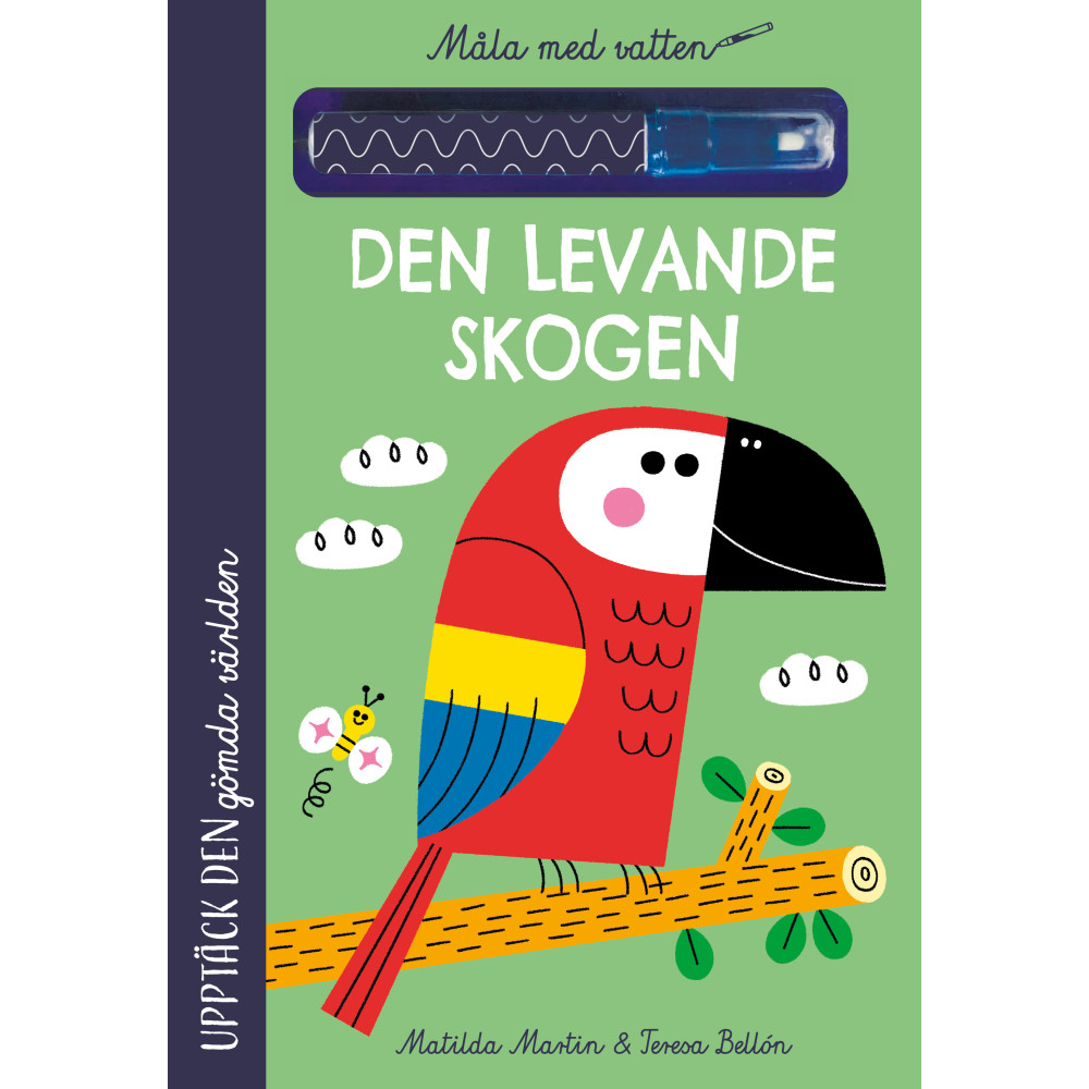 Produktbild för Måla med vatten. Den levande skogen (bok, spiral)