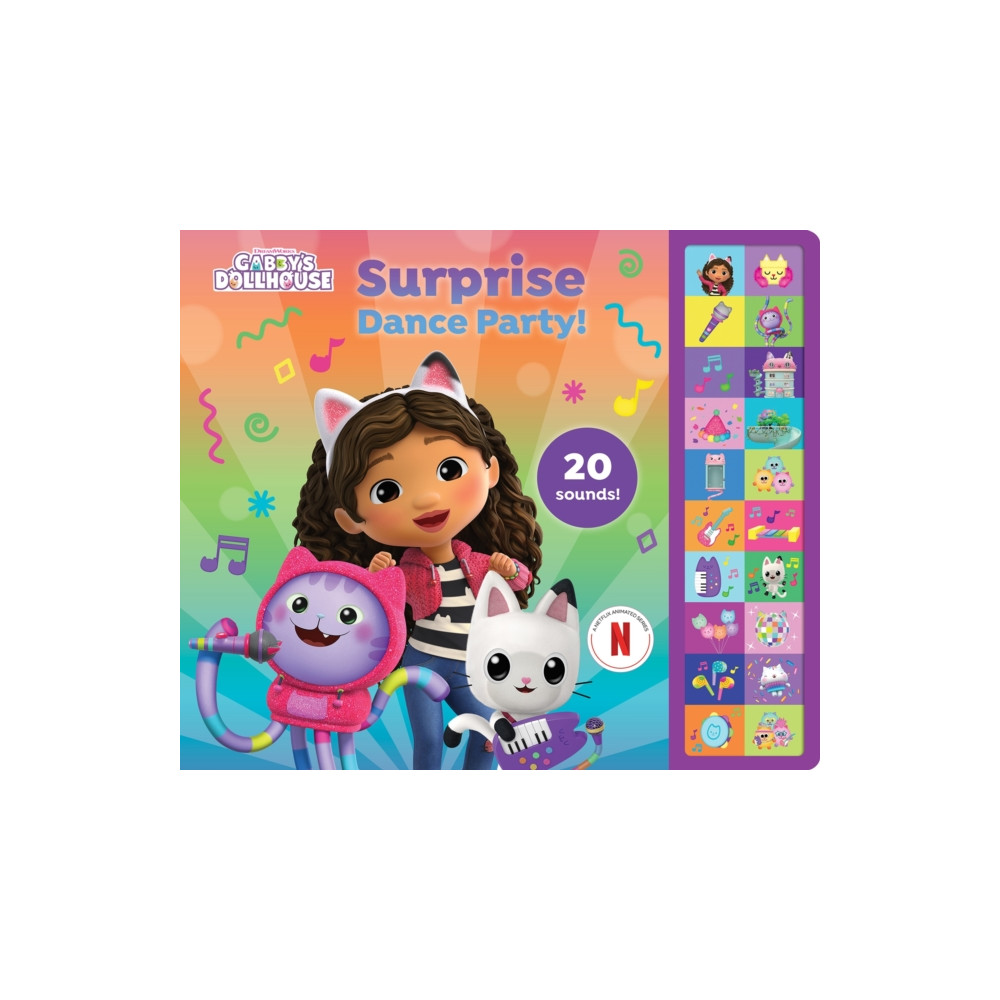 Produktbild för Gabby’s Dollhouse: Surprise Dance Party! Sound Book (inbunden, eng)