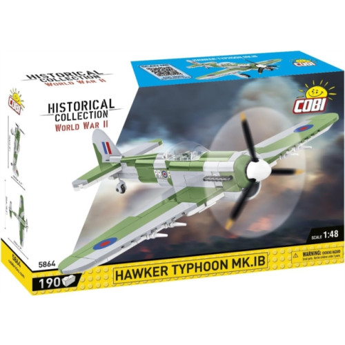 COBI TOYS 186 PCS HC WWII /5864/ HAWKER TYPHOON