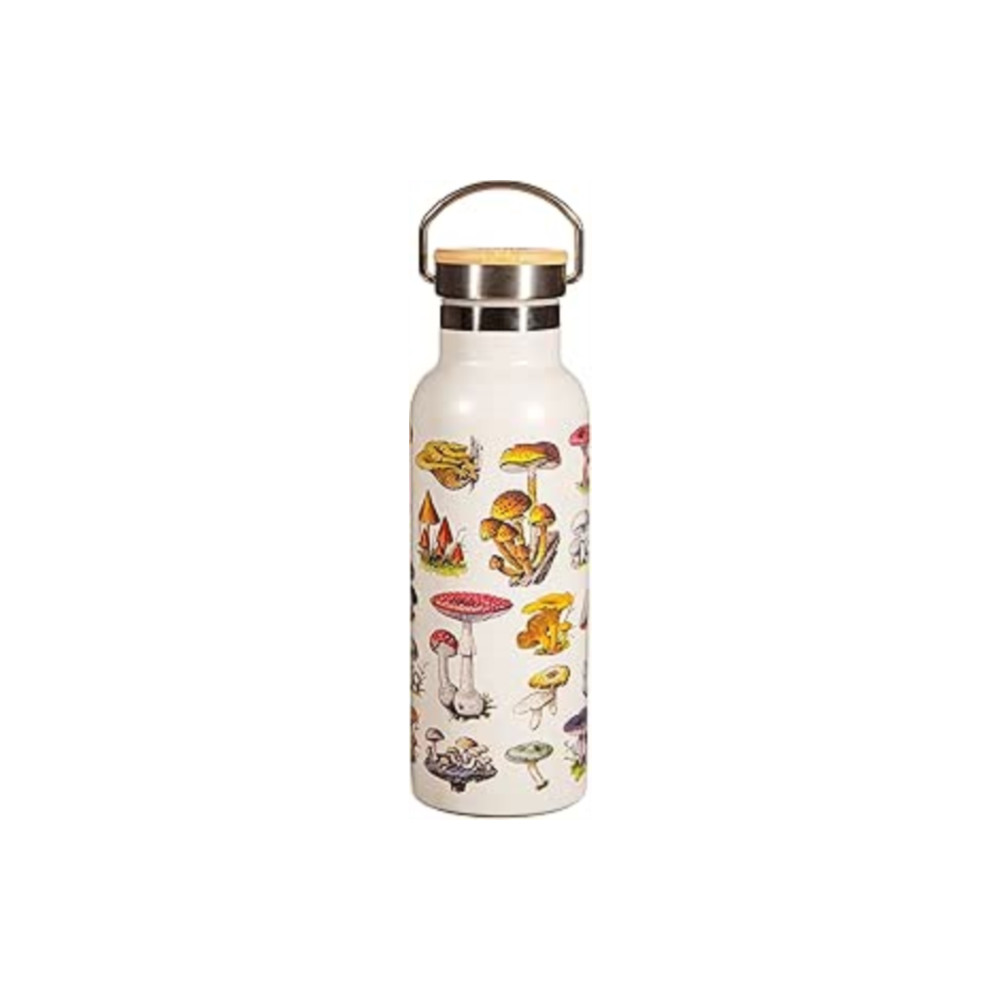 Produktbild för Vintage Mushroom Metal Water Bottle