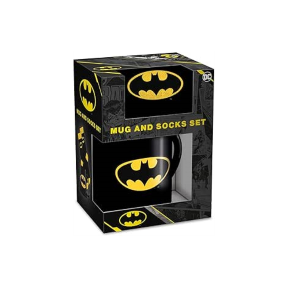 Produktbild för Batman (Symbol) Mug & Sock Set
