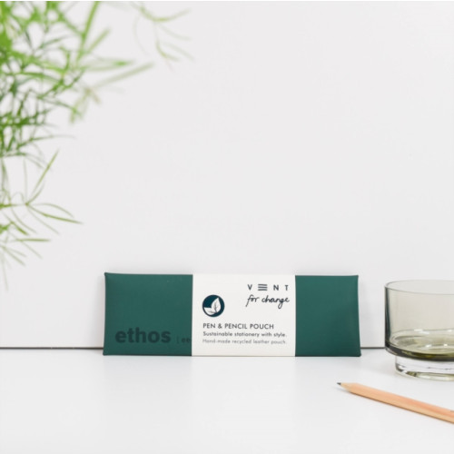 VENT FOR CHANGE Pen / Pencil Pouch ETHOS - Emerald Green