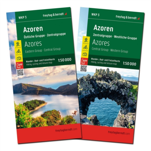 Freytag-Berndt Azores Hiking, Cycling and Leisure Map