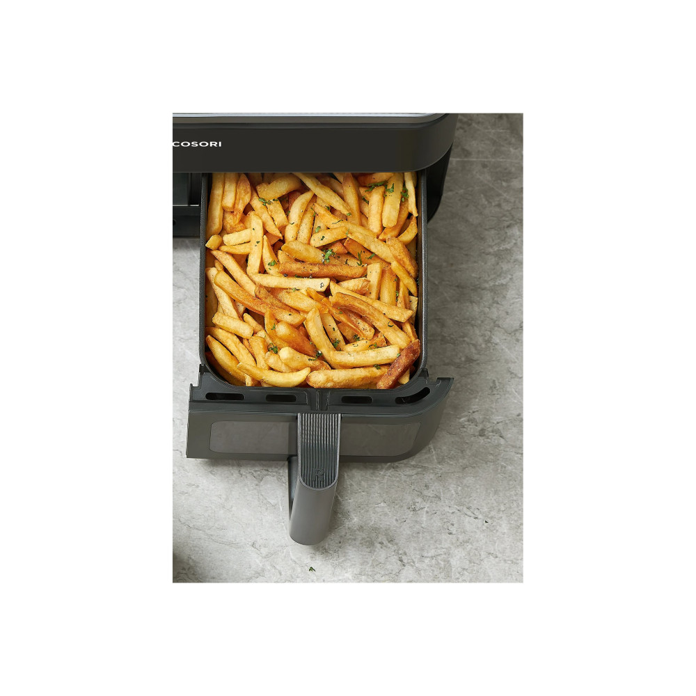 Produktbild för Cosori dubbel luftfritös - svart