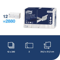 Produktbild för Handduk TORK Adv H2 Xpress Komp. 2880/fp