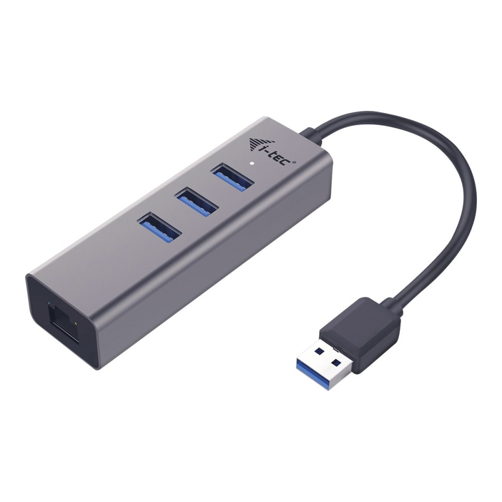 Produktbild för i-Tec USB 3.0 Metal 3-Port - hubb - 3 portar