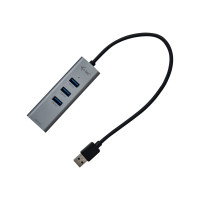 Produktbild för i-Tec USB 3.0 Metal 3-Port - hubb - 3 portar