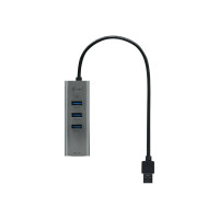 Produktbild för i-Tec USB 3.0 Metal 3-Port - hubb - 3 portar