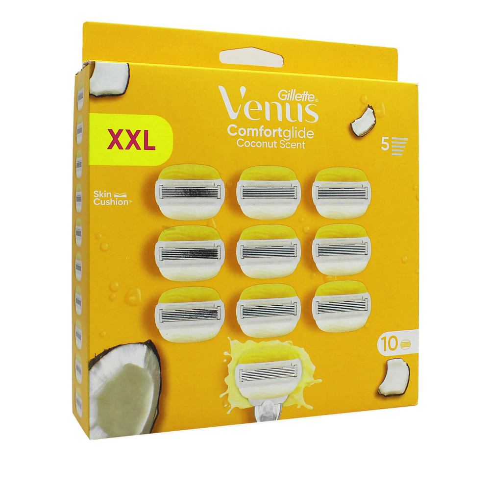 Produktbild för Gillette Venus ComfortGlide Coconut & Olay Replacement Heads 10pcs