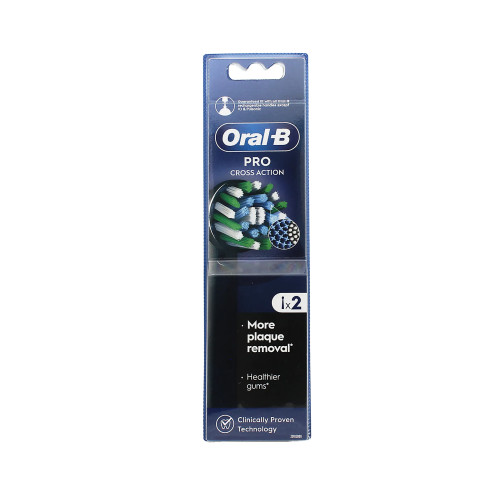Oral-B Oral-B Pro Cross Action Black Toothbrush Heads 2pcs