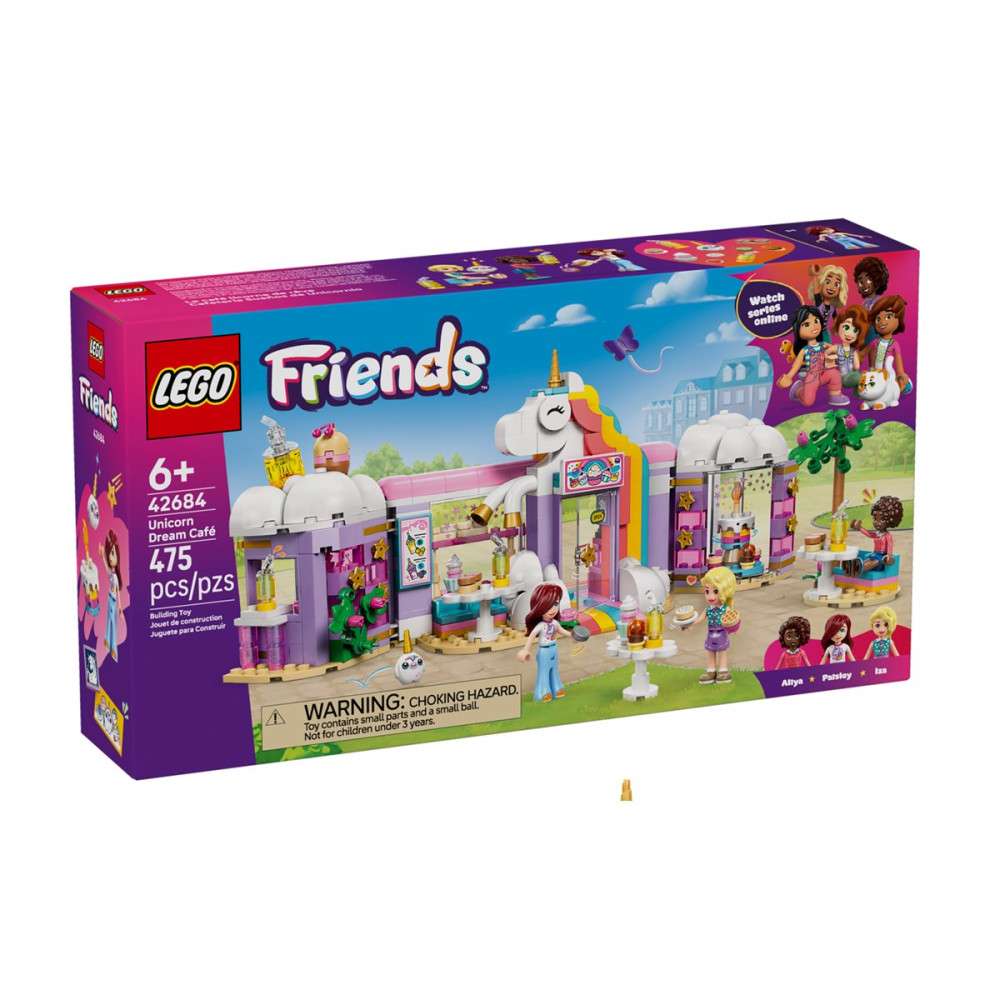 Produktbild för LEGO Friends 42684 - Enhörning Dröm Café - byggsats