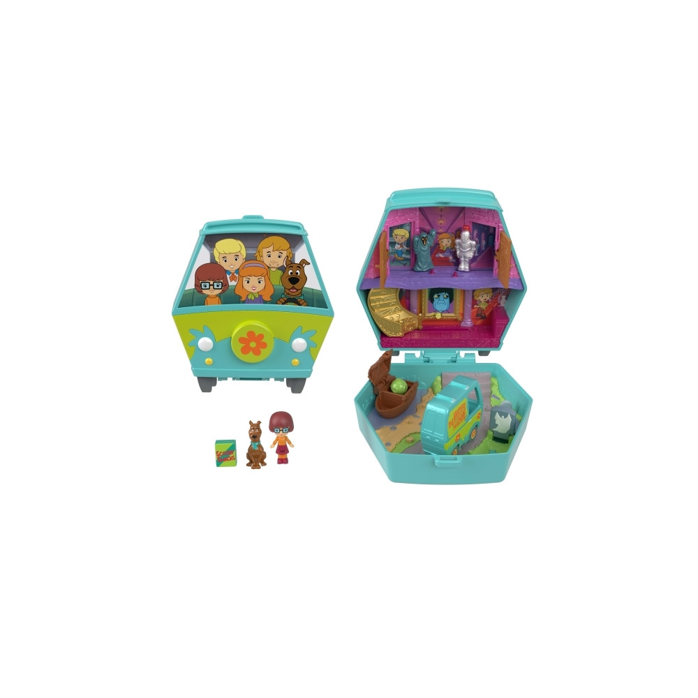 Produktbild för Polly Pocket -mikrodockor och -lekset, Scooby Doo Partnershi...