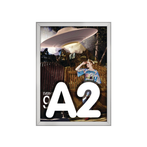 TWINCO Affischram Twinco Twin Light 5346-11, aluminium, A2, silverf...