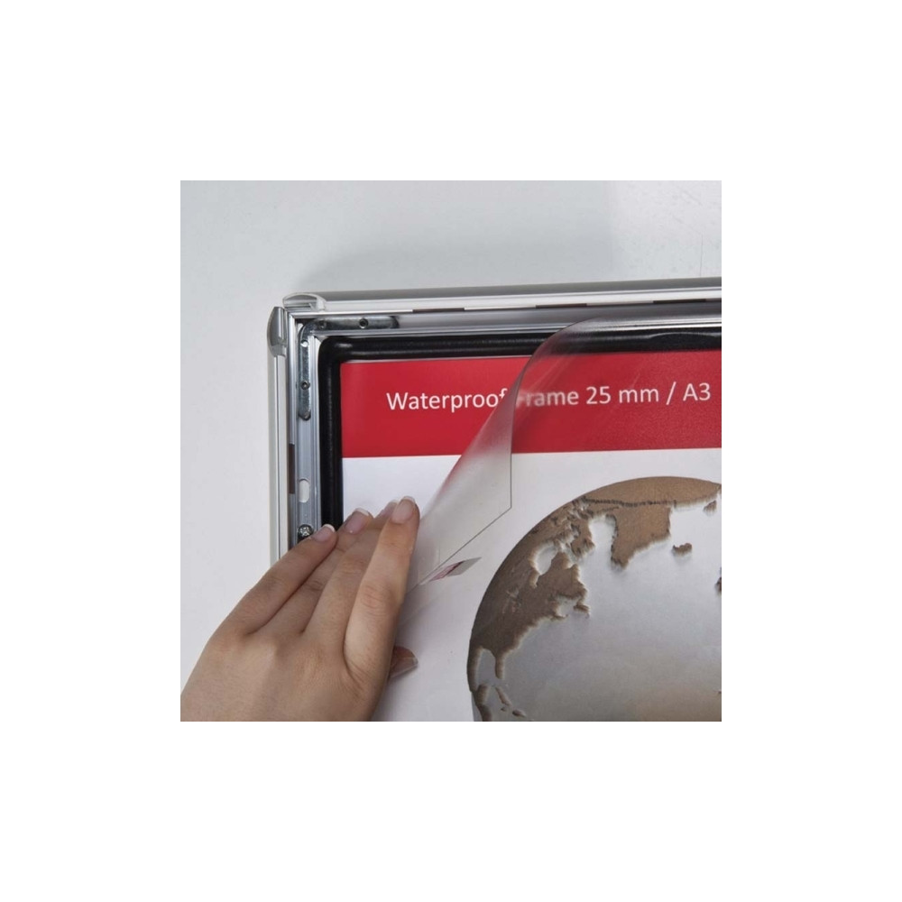 Produktbild för Plakatinramning Twinco Twin Light 5354-11, vattentät, alumin...