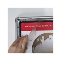 Produktbild för Plakatinramning Twinco Twin Light 5354-11, vattentät, alumin...