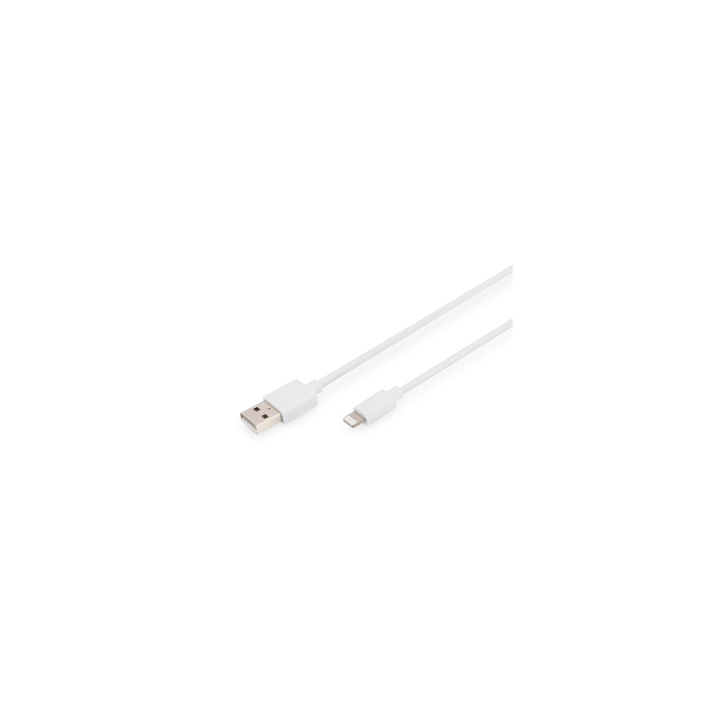 Produktbild för DIGITUS Lightning-kabel - Lightning / USB - 1 m