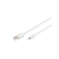 Produktbild för DIGITUS Lightning-kabel - Lightning / USB - 1 m
