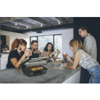 Produktbild för Tefal Inicio GC242D12 Adjust - grill - silver-gray/black