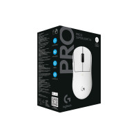 Produktbild för Logitech G PRO X SUPERLIGHT 2C - mus - gaming - 2.4 GHz, USB - vit
