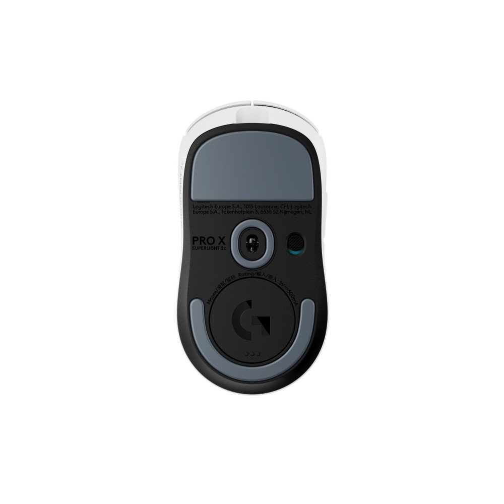 Produktbild för Logitech G PRO X SUPERLIGHT 2C - mus - gaming - 2.4 GHz, USB - vit