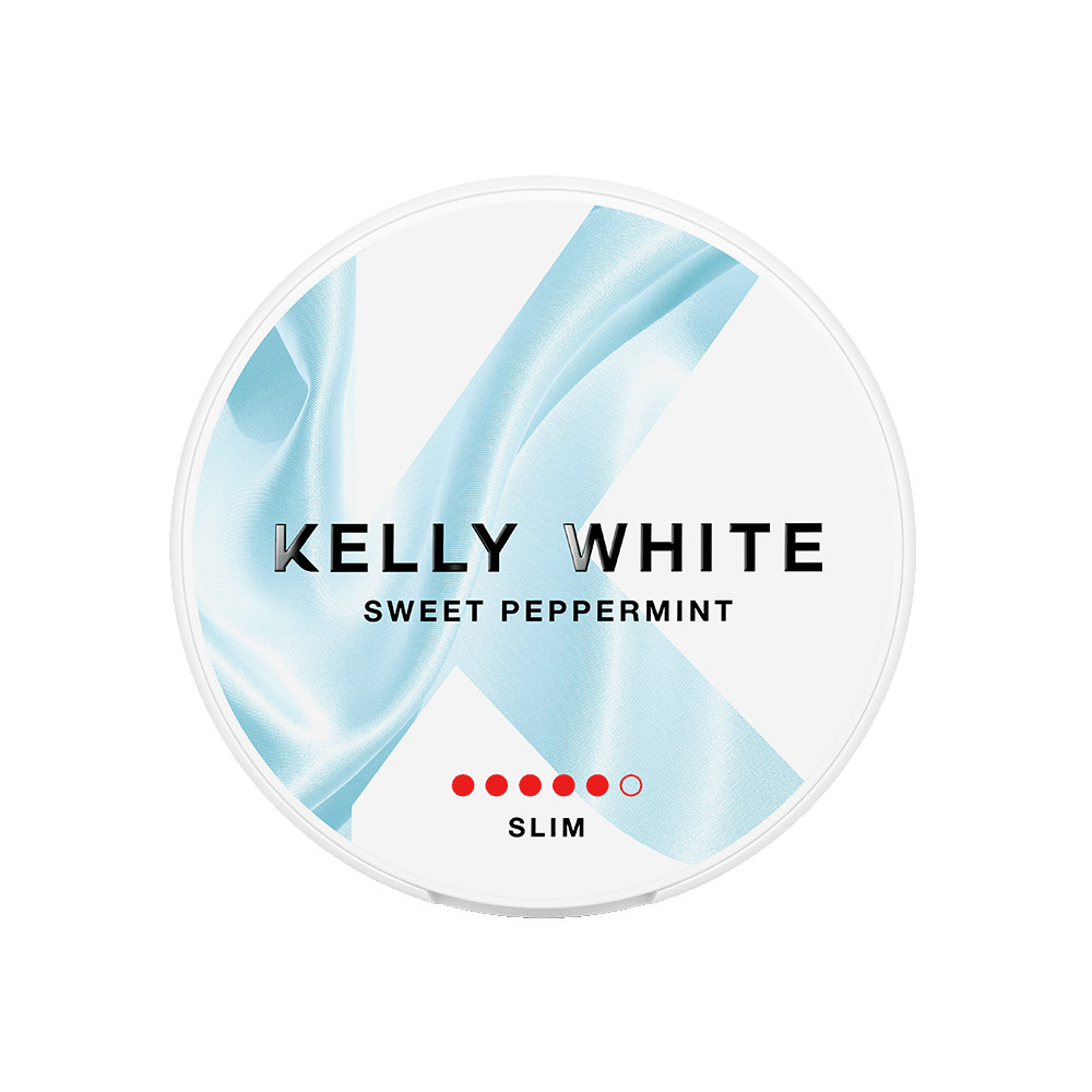Produktbild för Kelly White Sweet Peppermint Extra Strong 10-pack