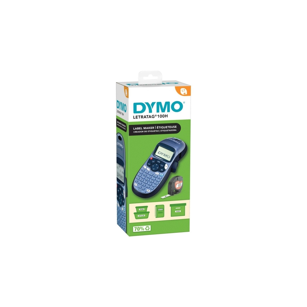 Produktbild för DYMO LetraTag 100H - etikettskrivare - svartvit - direkt termisk