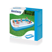 Produktbild för Bestway 54150, Uppblåsbar pool, 850 l, Rektangulär, Vinyl, B...