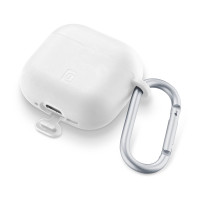 Produktbild för Airpods 4 laddningsfodral Cellular Line Bounce, silikon, vit