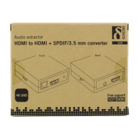 Produktbild för DELTACO HDMI-7038 - HDMI-ljudsignalsextraktor