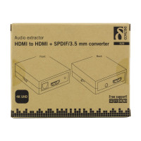 Produktbild för DELTACO HDMI-7038 - HDMI-ljudsignalsextraktor