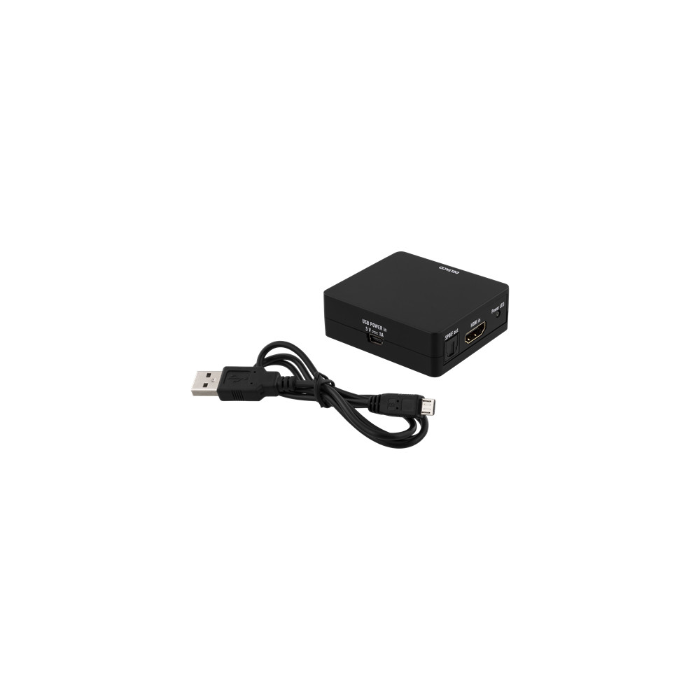Produktbild för DELTACO HDMI-7038 - HDMI-ljudsignalsextraktor
