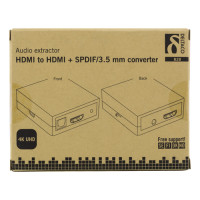 Produktbild för DELTACO HDMI-7038 - HDMI-ljudsignalsextraktor