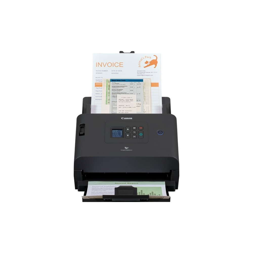 Produktbild för Canon imageFORMULA DR-S250N - dokumentskanner - desktop - USB 3.2 Gen 1, Gigabit LAN