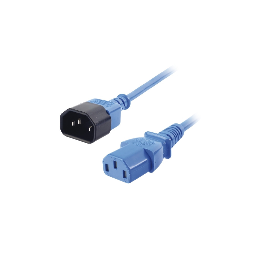 Produktbild för Lindy - förlängningskabel för ström - power IEC 60320 C13 till IEC 60320 C14 - 50 cm