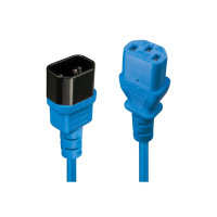 Produktbild för Lindy - förlängningskabel för ström - power IEC 60320 C13 till IEC 60320 C14 - 50 cm