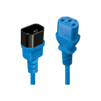 Produktbild för Lindy - förlängningskabel för ström - power IEC 60320 C13 till IEC 60320 C14 - 50 cm
