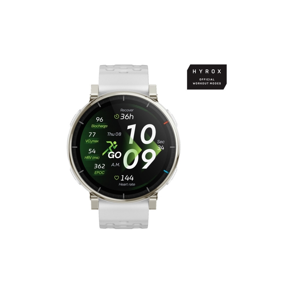 Produktbild för Amazfit Active 3, 3,35 cm (1.32"), AMOLED, Pekskärm, GPS, 38...