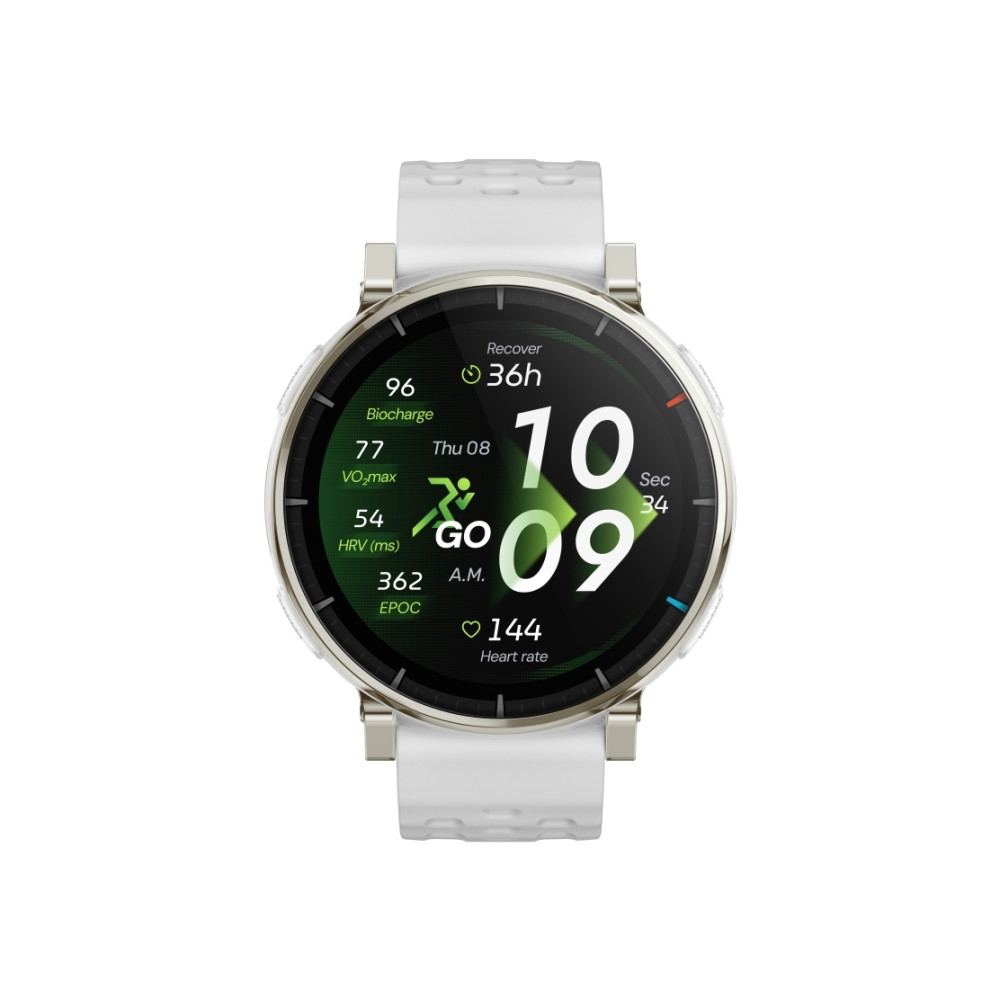 Produktbild för Amazfit Active 3, 3,35 cm (1.32"), AMOLED, Pekskärm, GPS, 38...