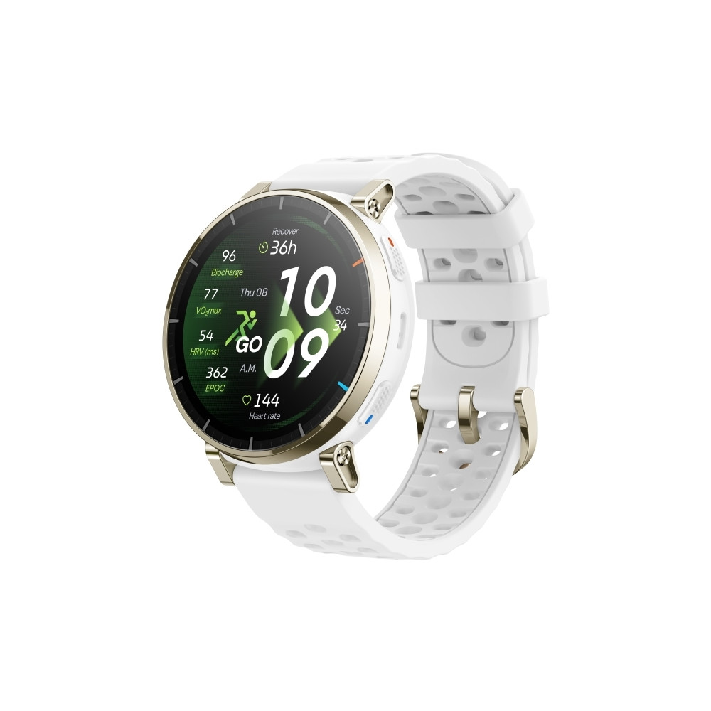 Produktbild för Amazfit Active 3, 3,35 cm (1.32"), AMOLED, Pekskärm, GPS, 38...