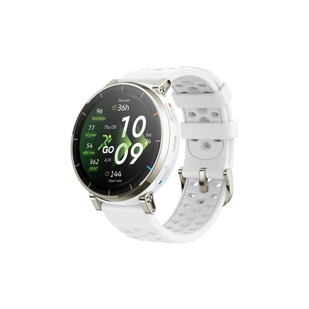 Produktbild för Amazfit Active 3, 3,35 cm (1.32"), AMOLED, Pekskärm, GPS, 38...