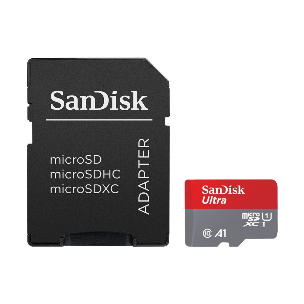 Produktbild för SanDisk Ultra - flash-minneskort - 128 GB - mikroSDXC UHS-I