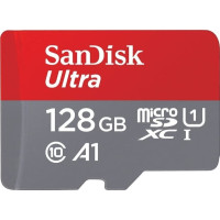 Produktbild för SanDisk Ultra - flash-minneskort - 128 GB - mikroSDXC UHS-I