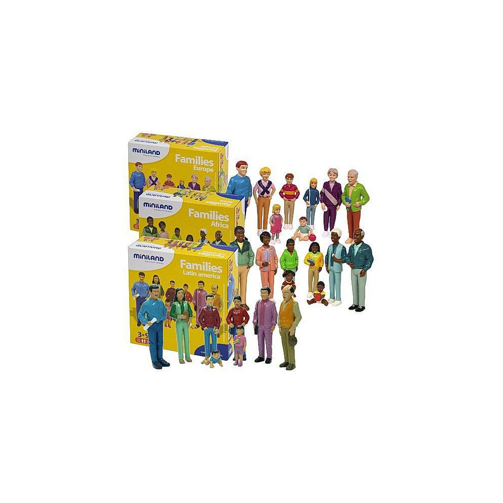 Produktbild för Familj Lekfigurer 1.2.3. 24/fp